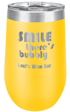 Yellow Wine Tumbler